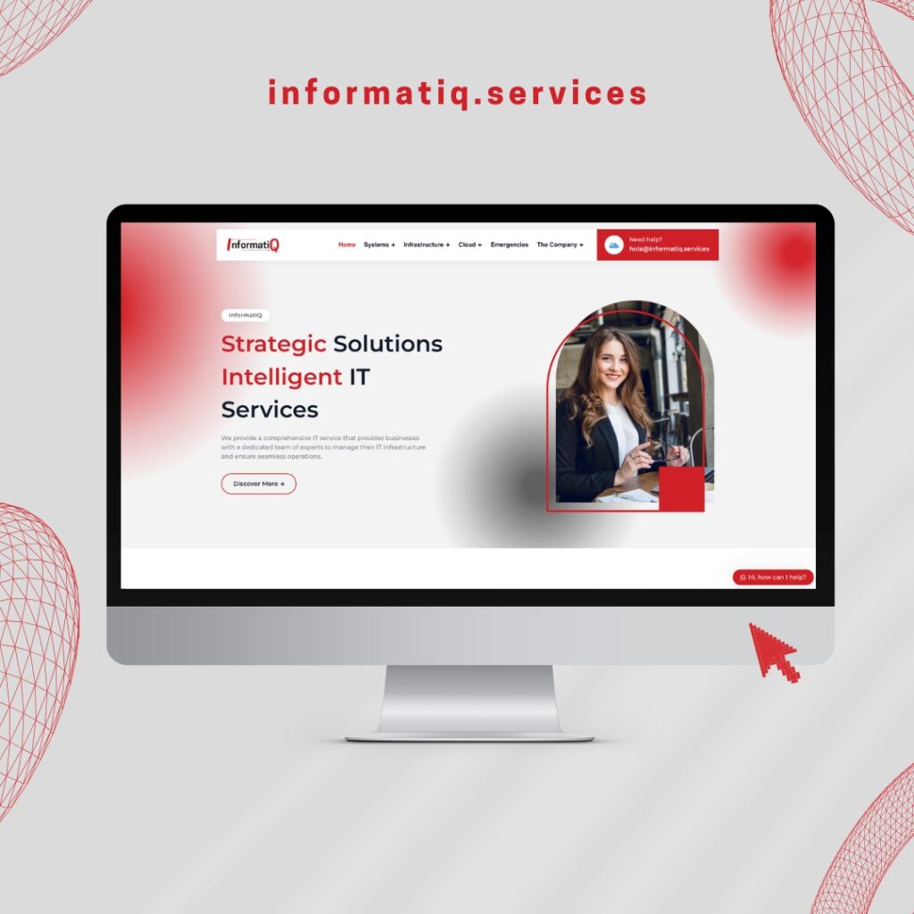 Diseño web e identidad corporativa InformatiQ